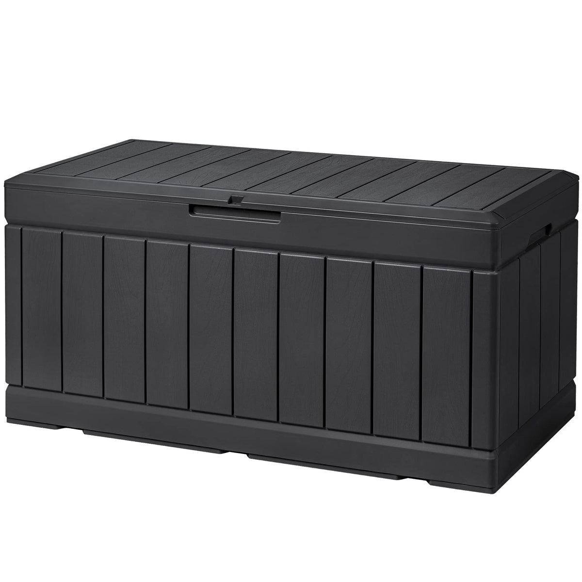 Devoko 100 Gallon Waterproof Deck Box, Resin Large Outdoor Storage Box