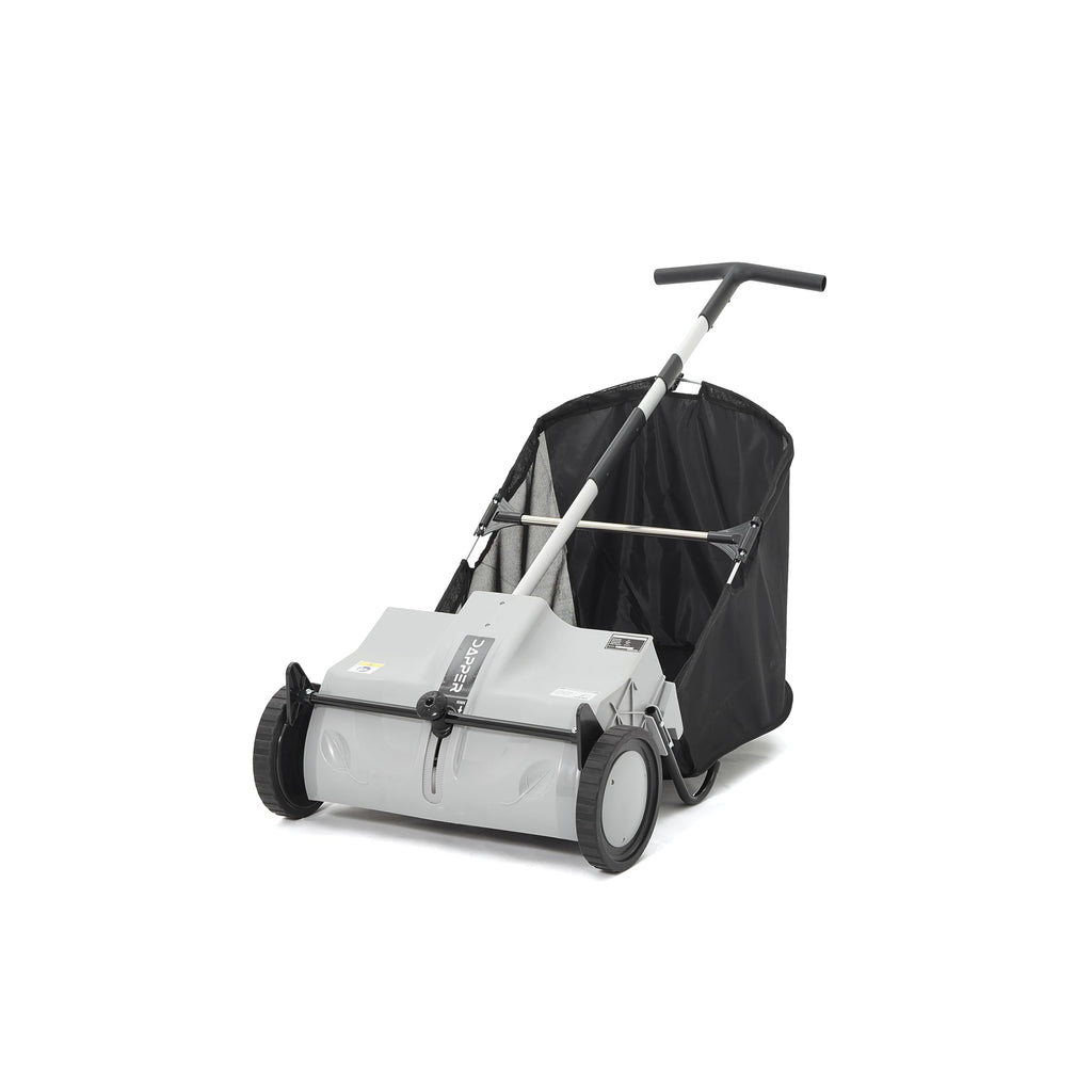 Push Lawn Sweeper 21" Leaf & Grass Collector 3.5 cu. ft. Hopper Bag
