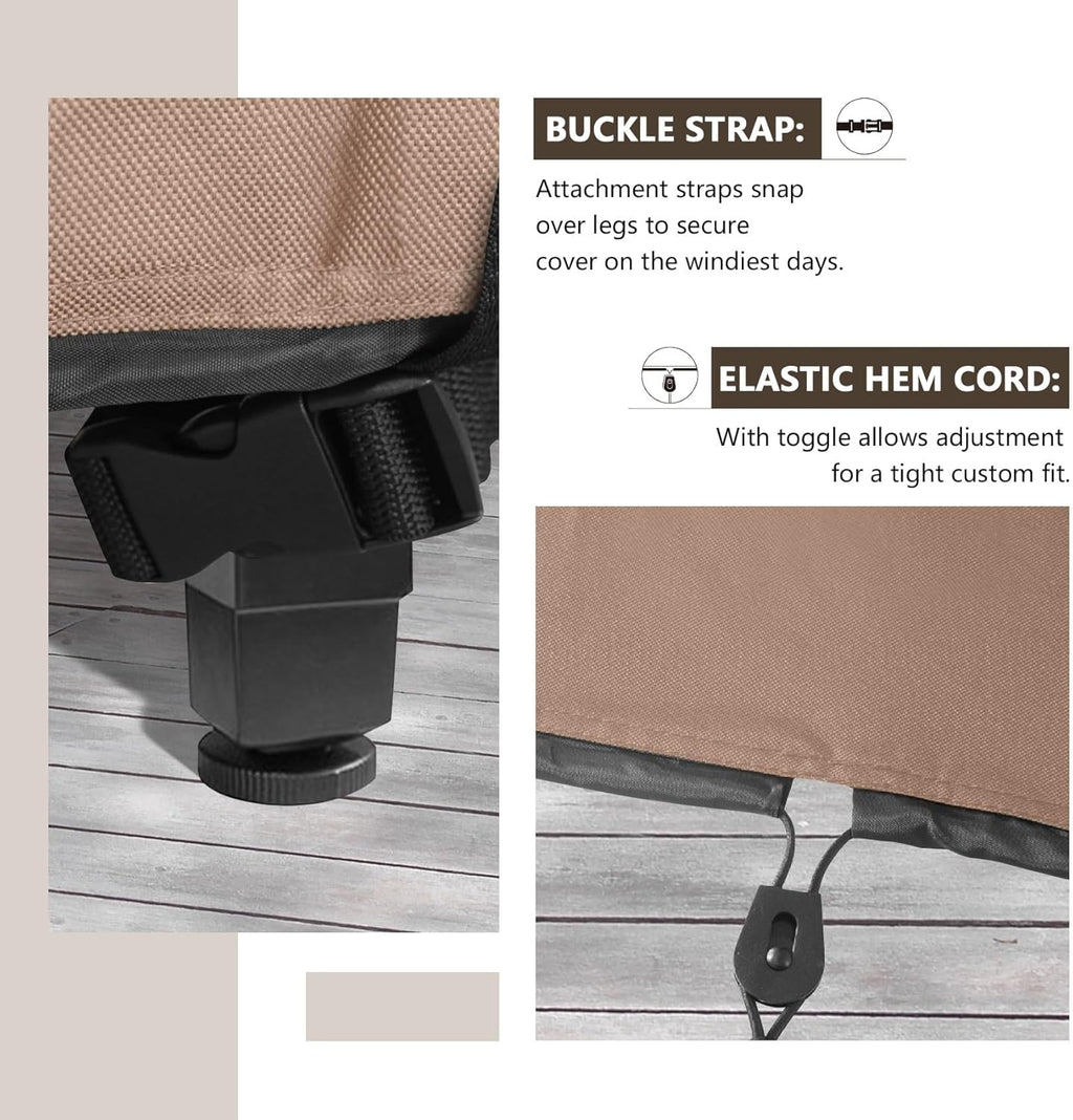 ULTCOVER Waterproof Patio Furniture Cover 111L x 74W in