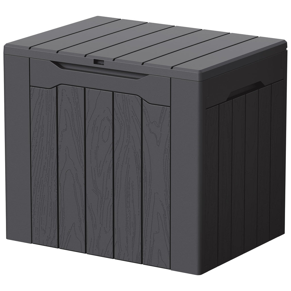 Devoko 100 Gallon Waterproof Deck Box, Resin Large Outdoor Storage Box