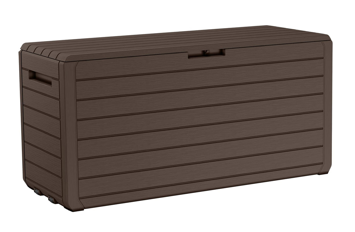 Keter Marvel 71 Gal Outdoor Storage Box for Patio and Pool Accessories
