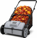 Push Lawn Sweeper 21" Leaf & Grass Collector 3.5 cu. ft. Hopper Bag
